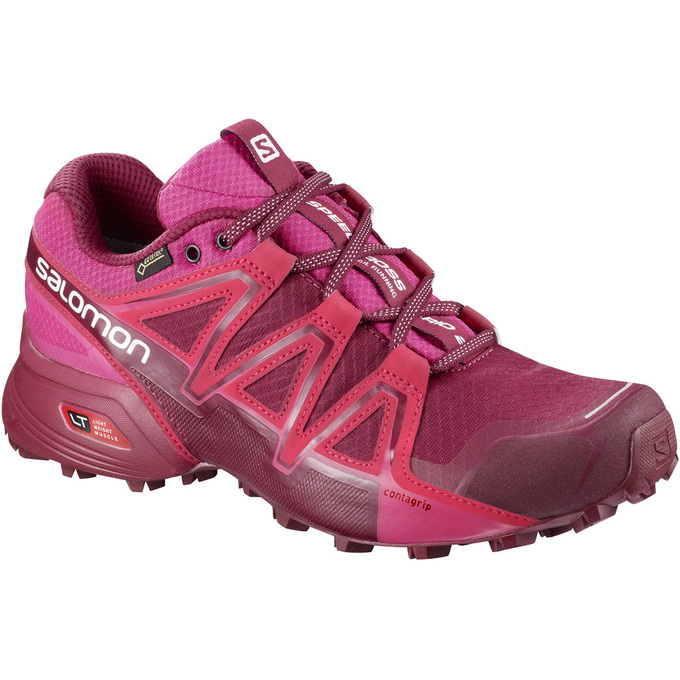 Salomon SPEEDCROSS VARIO 2 GTX® W Zapatillas Trail Running Mujer - Rojas Oscuro - Colombia (47910-FJ